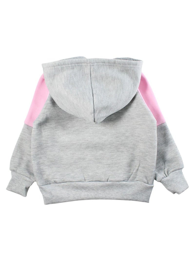 Disney - Felpa con cappuccio da bambina Grigio - Kiabi