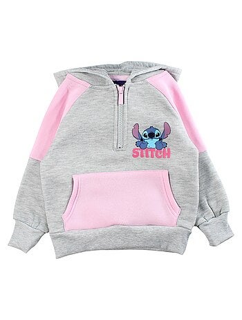 Disney - Felpa con cappuccio da bambina Lilo e Stitch
