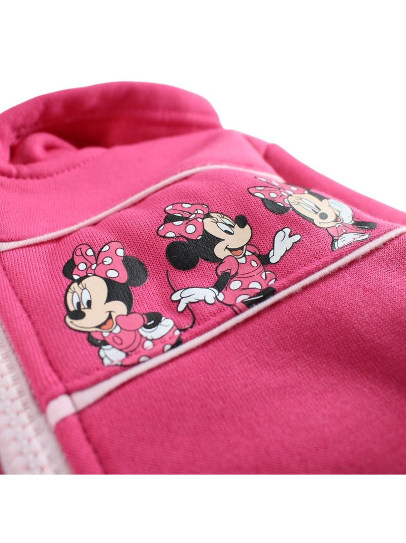 Disney - Felpa con cappuccio da bambina Rosa fucsia - Kiabi