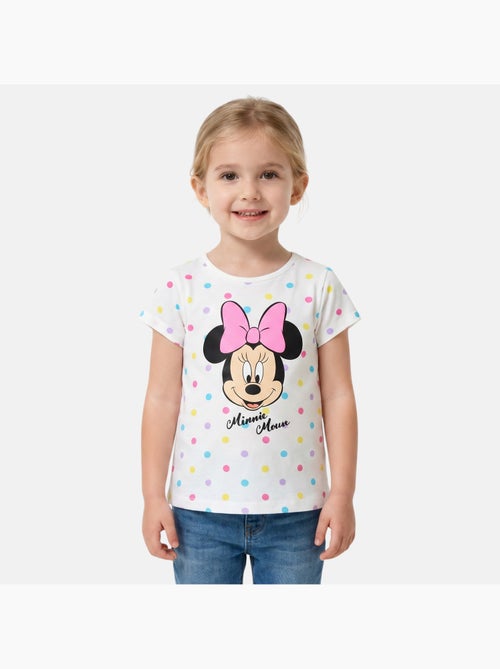 Disney - maglietta a maniche corte con stampa a pois, collo rotondo - Kiabi Disney - maglietta a maniche corte con stampa a pois, collo rotondo - Kiabi