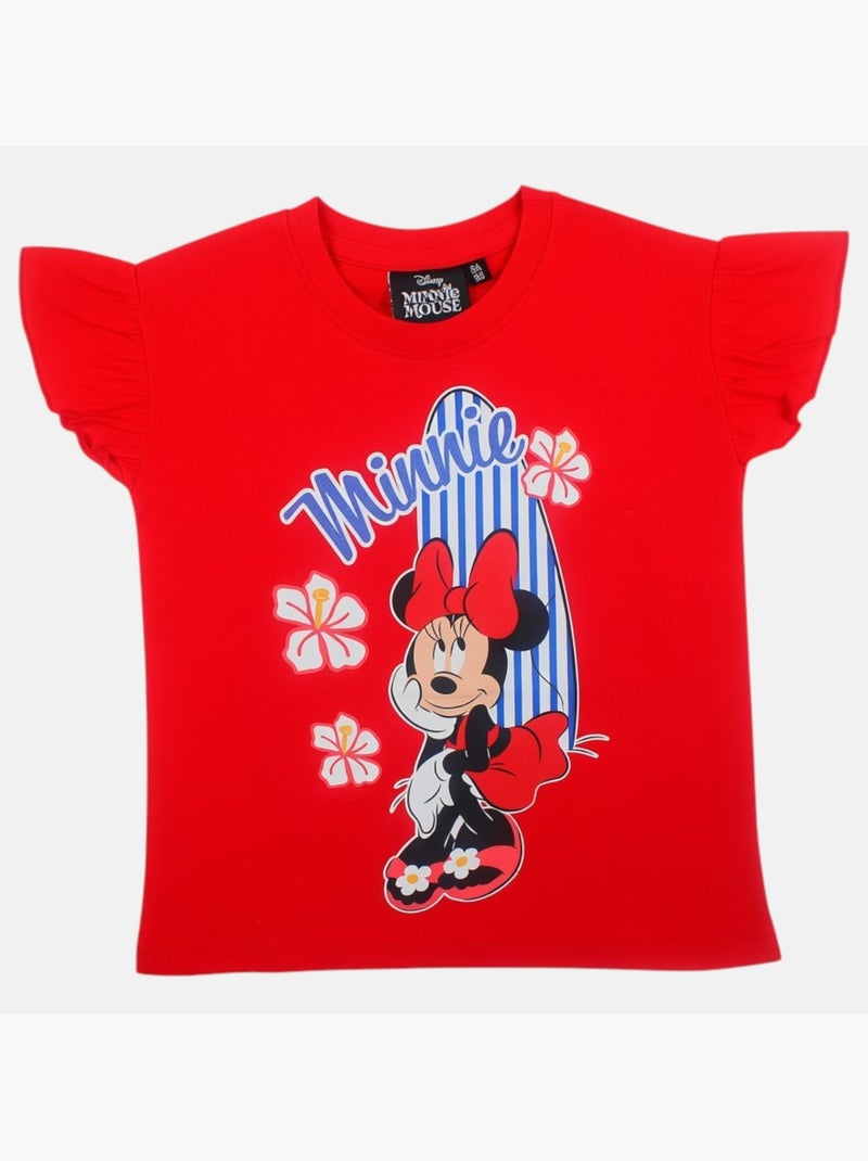 Disney - Maglietta bambina Minnie Rosso - Kiabi