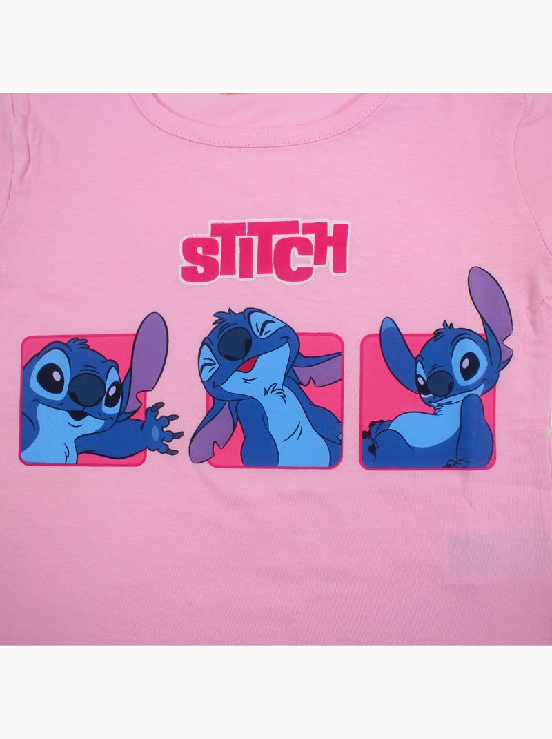 Disney - Maglietta bambina Stitch Rosa - Kiabi
