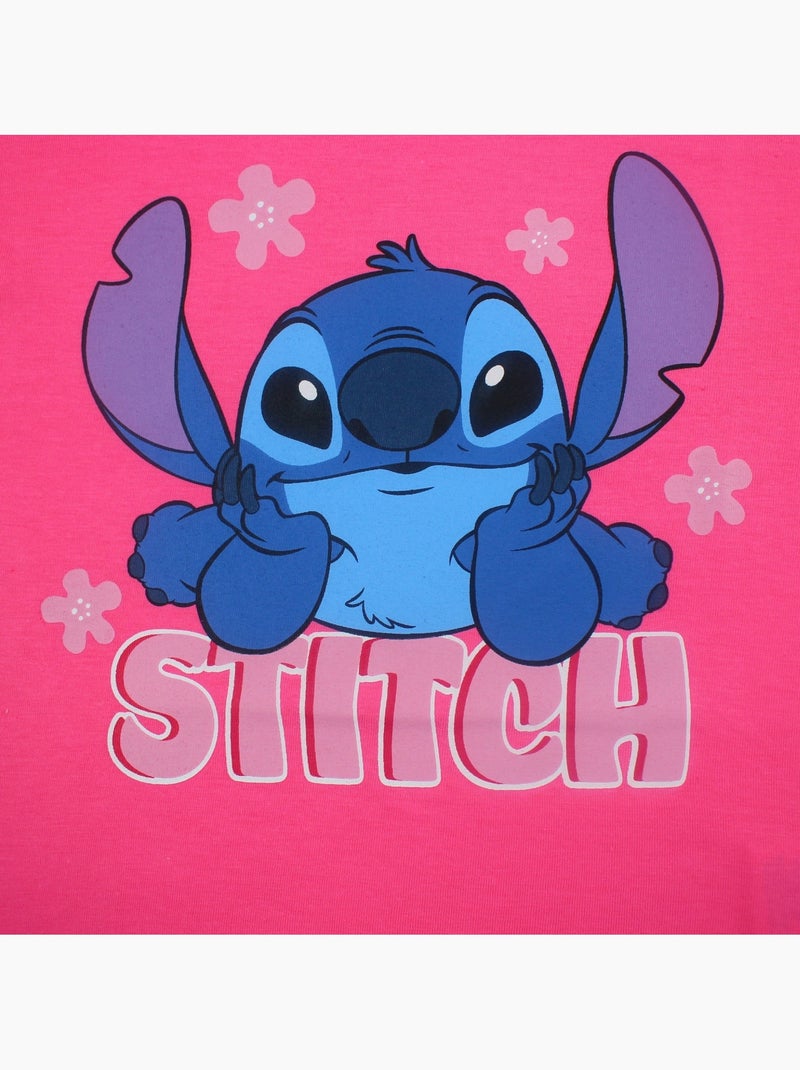 Disney - Maglietta bambina Stitch Rosa - Kiabi