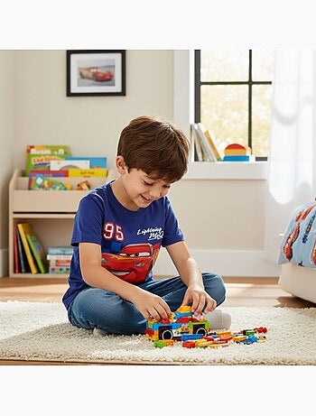 Disney - Maglietta bambino Cars Lightning McQueen