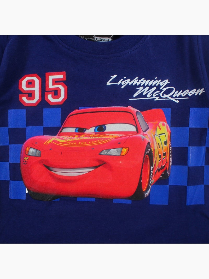 Disney - Maglietta bambino Cars Lightning McQueen Blu marino - Kiabi