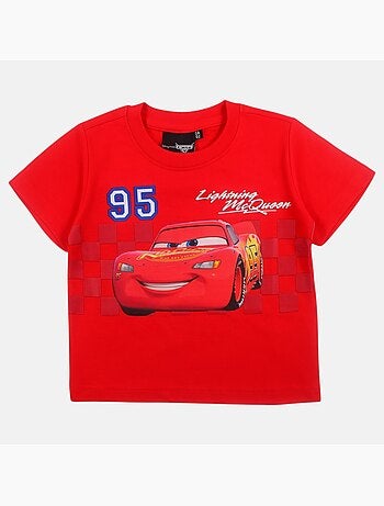 Disney - Maglietta bambino Cars Lightning McQueen