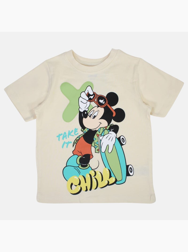 Disney - Maglietta manica corta bambino Avorio - Kiabi