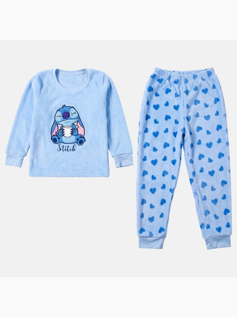 Disney - pigiama bambina stitch Blu - Kiabi