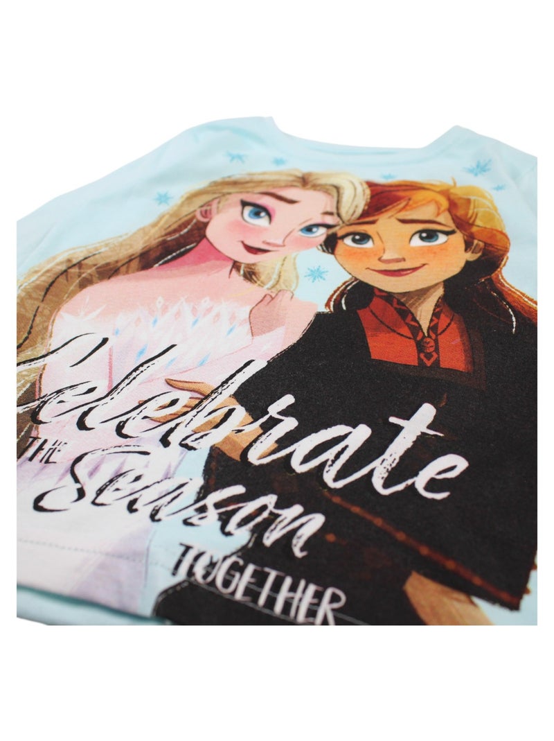 Disney - Pigiama in cotone da bambina Blu - Kiabi