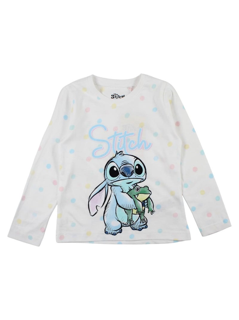 Disney - Pigiama in cotone da bambina Lilo e Stitch Blu - Kiabi