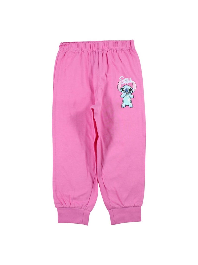 Disney - Pigiama in cotone da bambina Lilo e Stitch Rosa - Kiabi