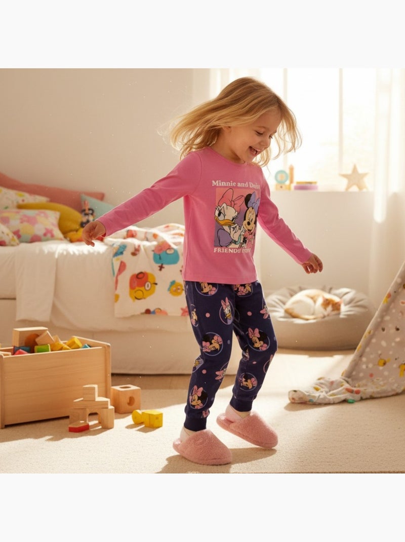 Disney - Pigiama in cotone da bambina Rosa - Kiabi