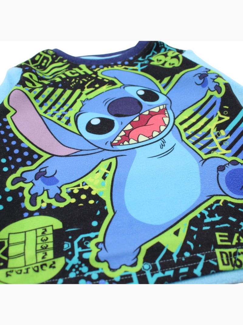 Disney - Pigiama in pile Lilo e Stitch da bambino Blu - Kiabi