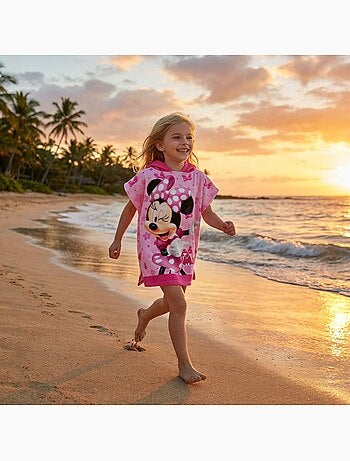 Disney - Poncho in poliestere Minnie bambina
