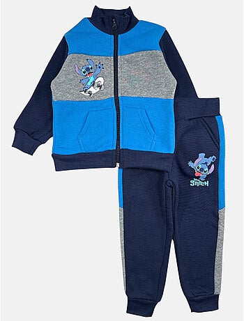 Disney - set composto da giacca con zip e collo alto e pantaloni da jogging