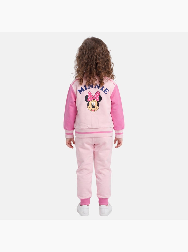 Disney - set composto da giacca teddy abbottonata e pantaloni da jogging Rosa chiaro - Kiabi