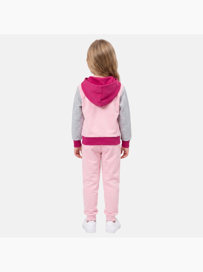 Disney - set composto da giacca teddy abbottonata e pantaloni da jogging Rosa - Kiabi