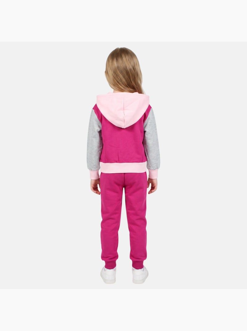Disney - set composto da giacca teddy abbottonata e pantaloni da jogging Viola - Kiabi