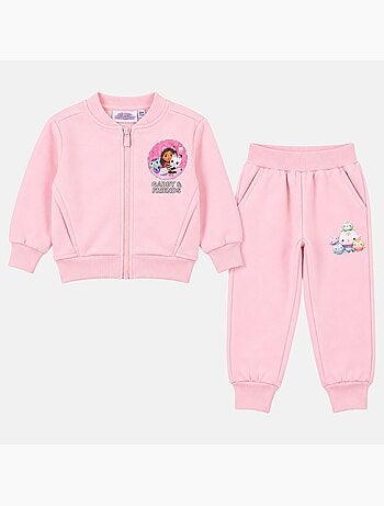 Disney - set giacca con zip e pantaloni gabby & friends bambina