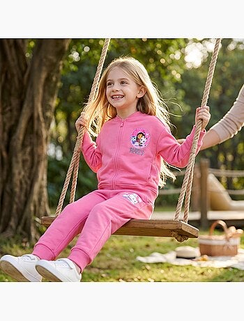 Disney - set giacca con zip e pantaloni gabby & friends bambina