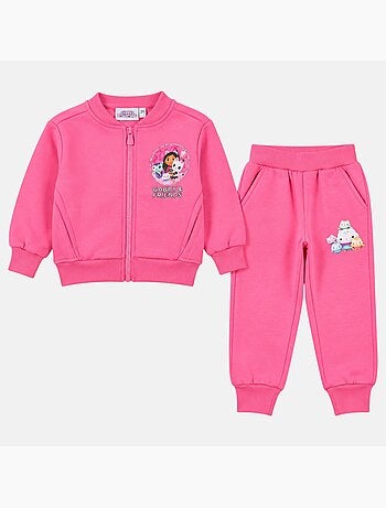 Disney - set giacca con zip e pantaloni gabby & friends bambina
