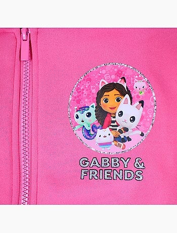 Disney - set giacca con zip e pantaloni gabby & friends bambina