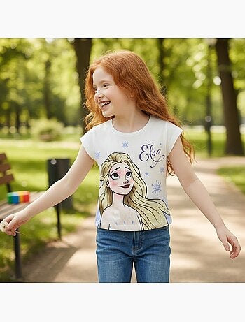 Disney - T-shirt a maniche corte bambina