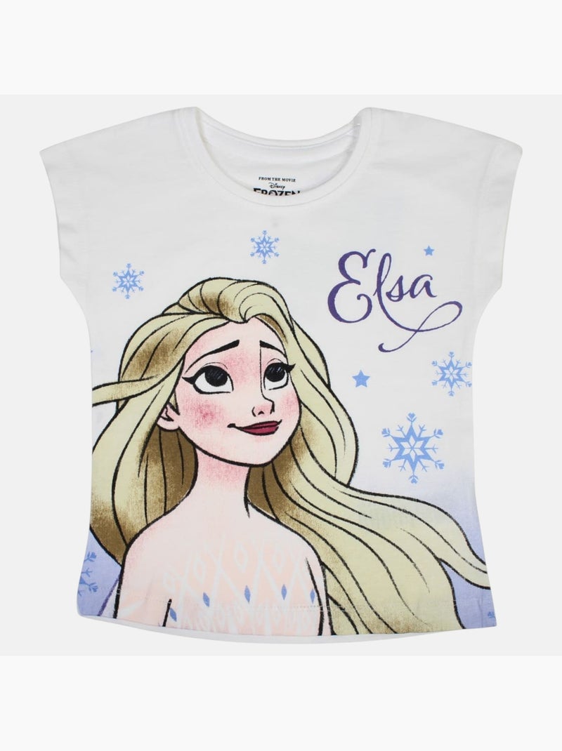 Disney - T-shirt a maniche corte bambina Bianco - Kiabi