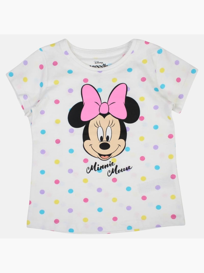 Disney - T-shirt a maniche corte bambina Bianco - Kiabi