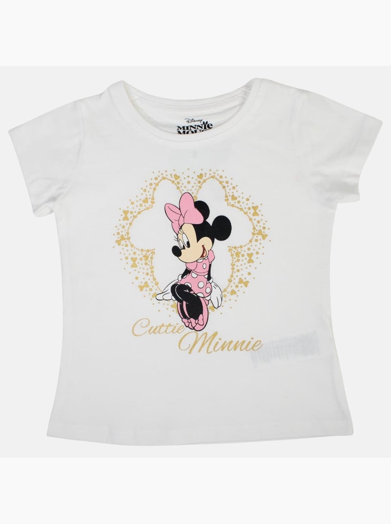 Disney - T-shirt a maniche corte bambina Bianco - Kiabi