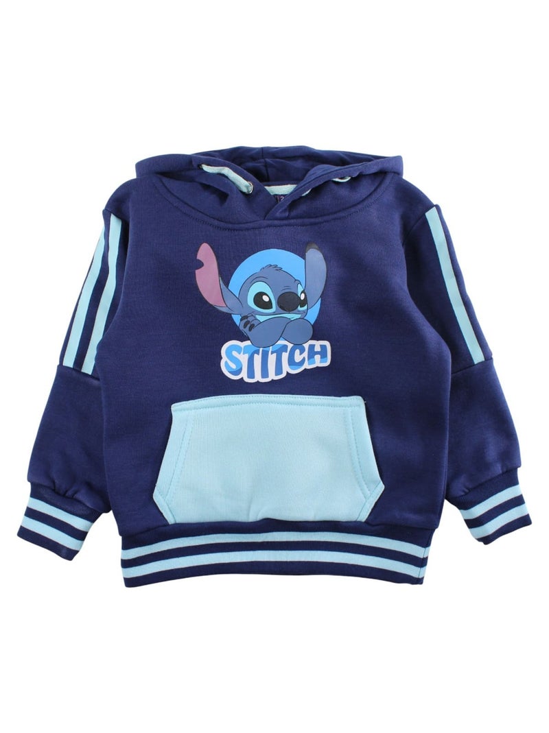 Disney - Tuta felpa con cappuccio e pantaloni jogging bambino Blu marino - Kiabi