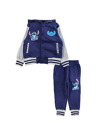 Disney - Tuta giacca con cappuccio e pantaloni jogging bambino