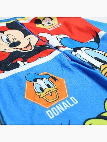 Disney - tuta in pile con cerniera e stampa