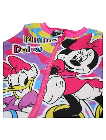 Disney - tuta in pile con cerniera e stampa