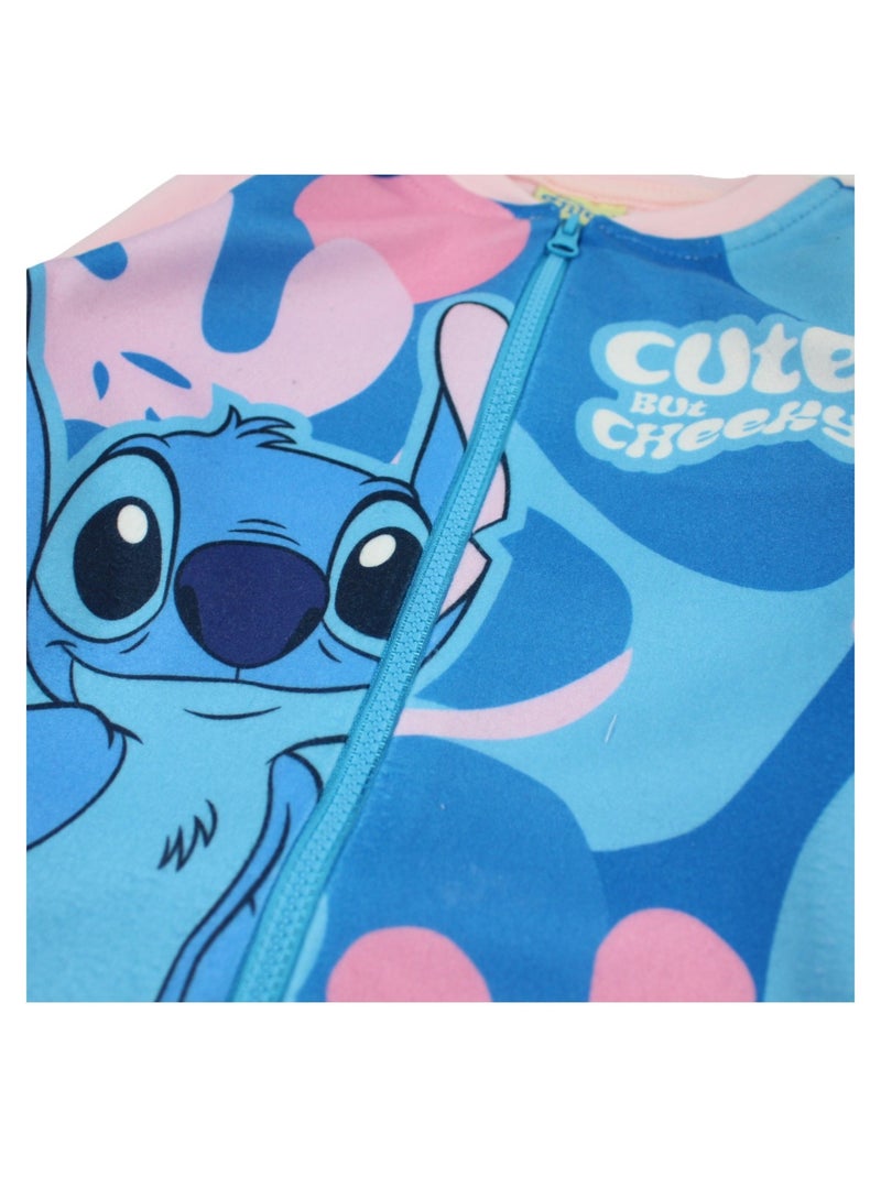 Disney - Tuta in pile da bambina Lilo e Stitch Rosa - Kiabi