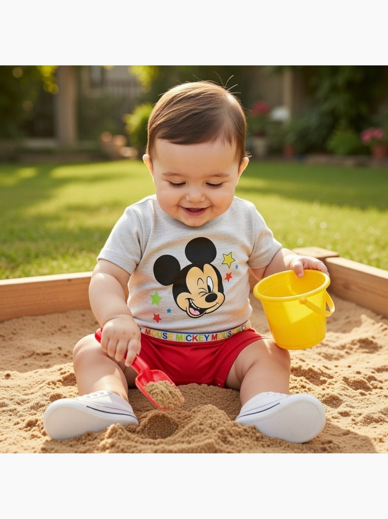 Disney - Tutina corta bebè Rosso - Kiabi
