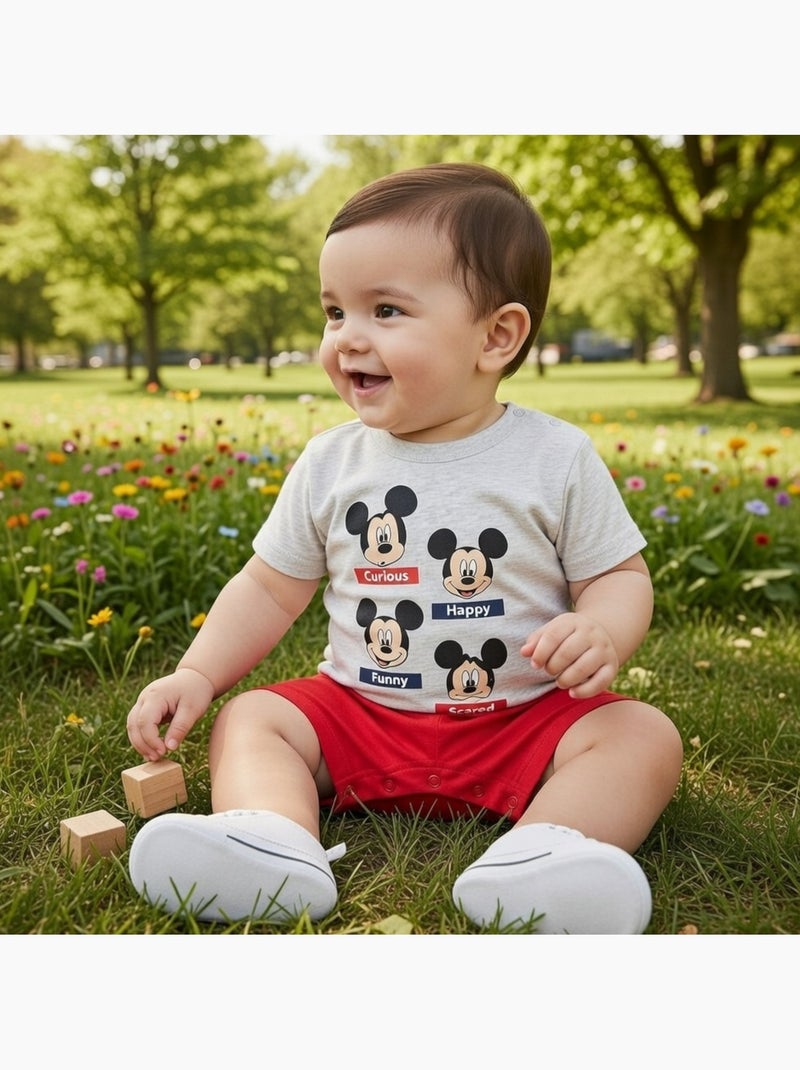Disney - Tutina corta bebè Rosso - Kiabi