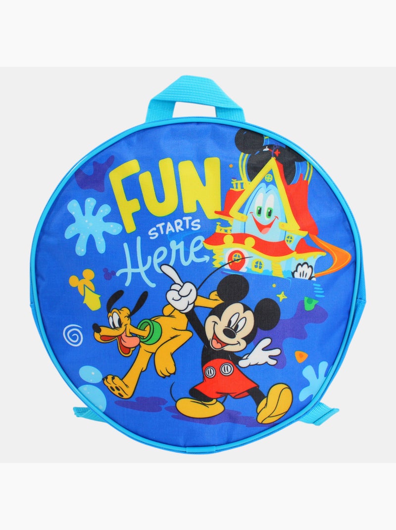 Disney - Zaino rotondo 27øx9 cm Blu - Kiabi