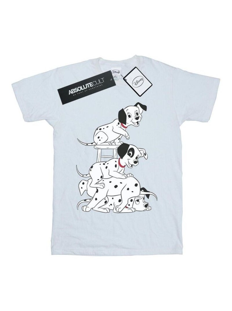 Disney 101 Dalmatians Maglietta Sedia Uomo Bianco - Kiabi