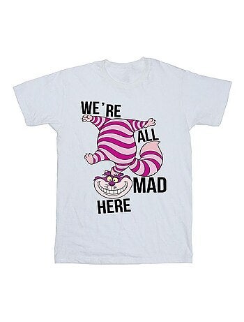 Disney Alice In Wonderland All Mad Here Maglietta Uomo