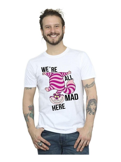 Disney Alice In Wonderland All Mad Here Maglietta Uomo - Kiabi Disney Alice In Wonderland All Mad Here Maglietta Uomo - Kiabi