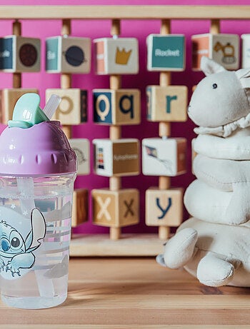 Disney Baby Lilo & Stitch bicchiere con cannuccia anti-perdite 295 ml Senza BPA