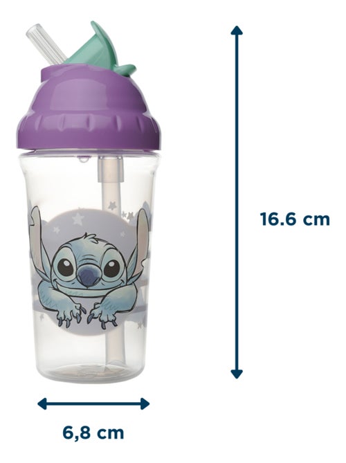 Disney Baby Lilo & Stitch bicchiere con cannuccia anti-perdite 295 ml Senza BPA - Kiabi