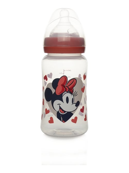 Disney Baby Minnie biberon 240 ml anticoliche tettina in silicone 3 velocità - Kiabi