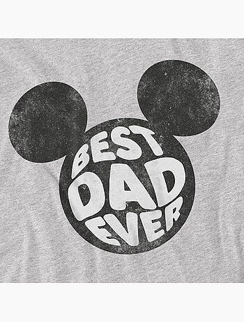 Disney Best Dad Ever Maglietta Topolino Uomo