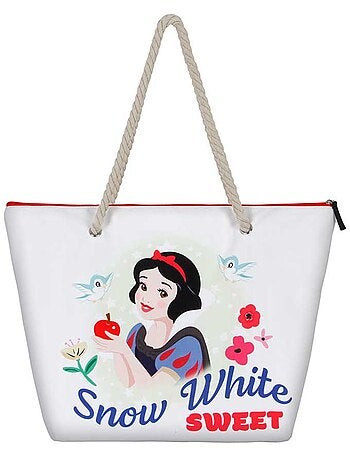 Disney Biancaneve Sweet Borsa da Spiaggia Soleil, Bianco