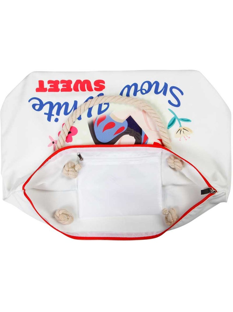 Disney Biancaneve Sweet Borsa da Spiaggia Soleil, Bianco Bianco - Kiabi