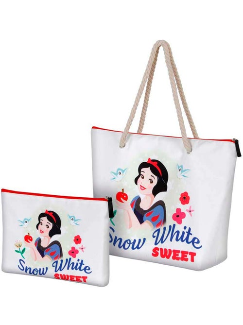 Disney Biancaneve Sweet Borsa da Spiaggia Soleil, Bianco - Kiabi Disney Biancaneve Sweet Borsa da Spiaggia Soleil, Bianco - Kiabi