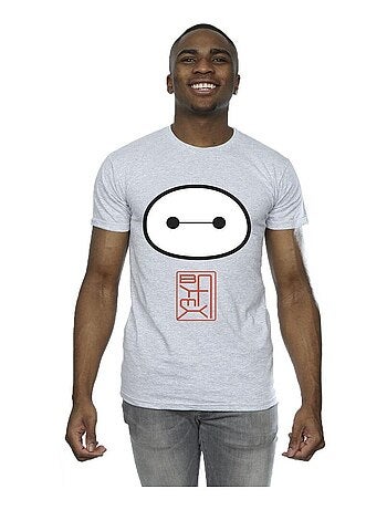 Disney Big Hero 6 Maglietta Baymax Icona Uomo