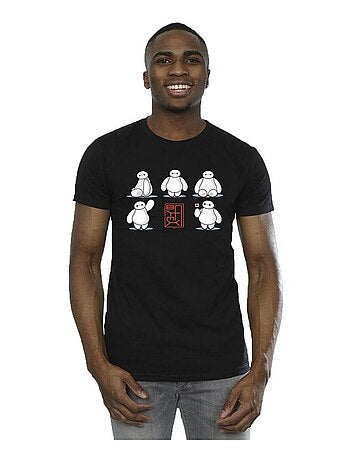 Disney Big Hero 6 Maglietta Baymax Molte Pose Uomo